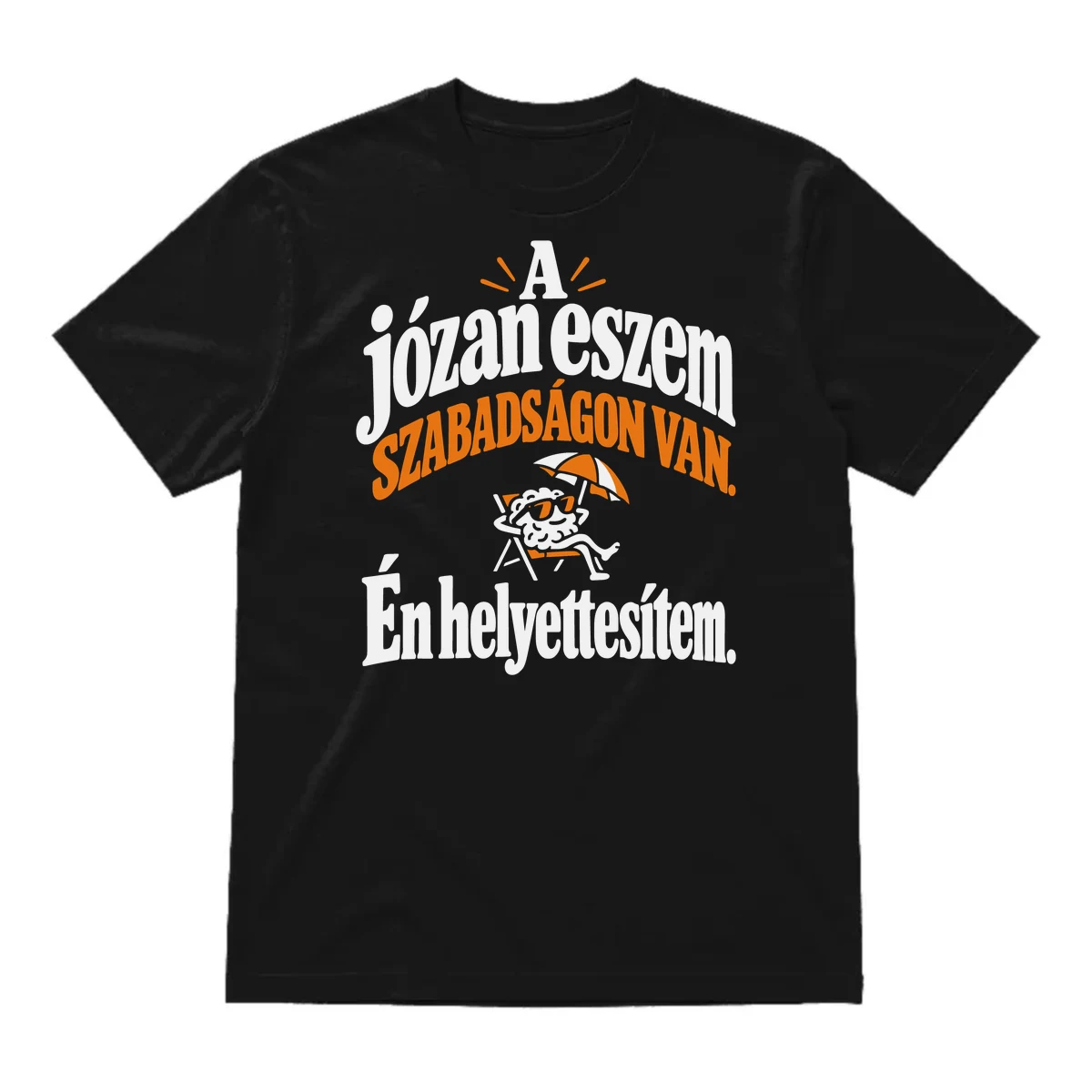 A józan eszem szabadságon van – én helyettesítem – vicces póló